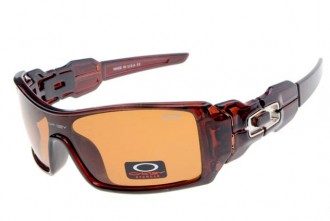 Oakley oil rig sunglasses in tortoise clear / persimmon