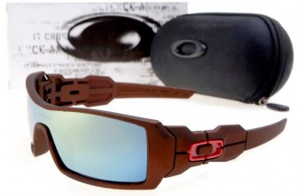 Oakley oil rig sunglasses matte brown / persimmon