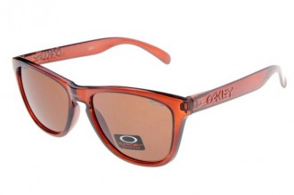 Oakley frogskins sunglasses in polished rootbeer / VR50 brown gradient