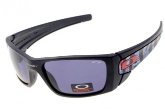 Oakley fuel cell sunglasses in matte black / ice iridium