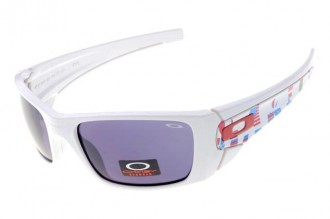 Oakley fuel cell sunglasses white / ice iridium