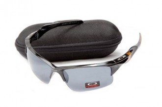 Oakley half jacket 2.0 sunglass polished black / black iridium