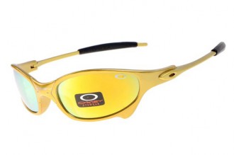 Oakley juliet sunglasses in enamel yellow / fire iridium
