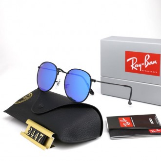 Ray Ban RB3447 Sunglasses Hyper Blue/Black