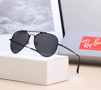 Ray Ban RB8125 Sunglasses Black/Black