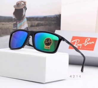 Ray Ban RB4214 Sunglasses Gradient Blue/Black