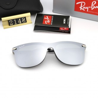 Ray Ban RB2148 Sunglasses Mirror Gray/Gold with Black