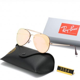 Ray Ban RB3584 Sunglasses Yellow/Gold with Brown