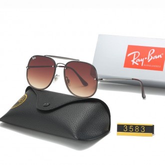 Ray Ban RB3583 Sunglasses Brown/Gray with Brown