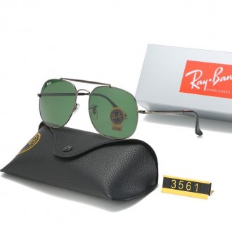 Ray Ban RB3561 Sunglasses Green/Gray