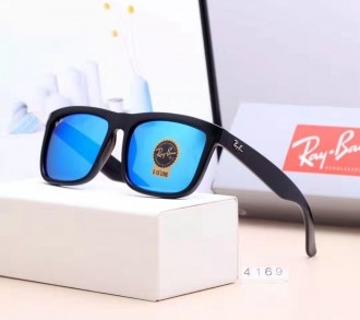 Ray Ban RB4169 Sunglasses Light Blue/Black