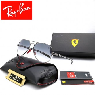 Ray Ban RB8307 Sunglasses Dark Gray/Gray with Black