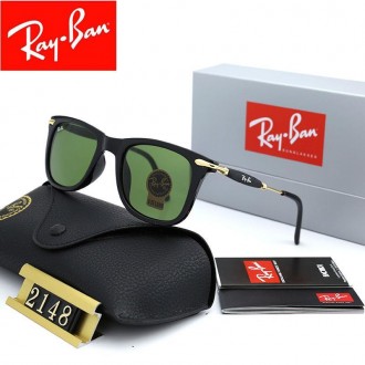 Ray Ban RB2148 Sunglasses Green/Black with Gold