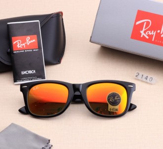 Ray Ban RB2140 Sunglasses Mirror Orange/Black