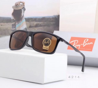 Ray Ban RB4214 Sunglasses Brown/Black