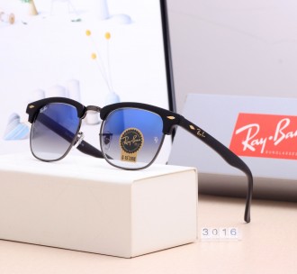 Ray Ban RB3016 Sunglasses Mirror Gradient Blue/Black