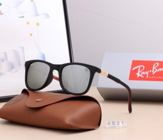 Ray Ban RB4821 Sunglasses GreyBlack