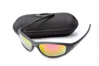 Oakley Encounter Sunglasses matte black/ruby iridium