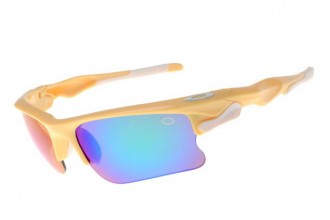 Oakley fast jacket Sunglasses polished pastel yellow/ice iridium