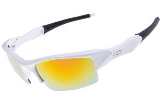 Oakley flak jacket Sunglasses matte white/fire iridium