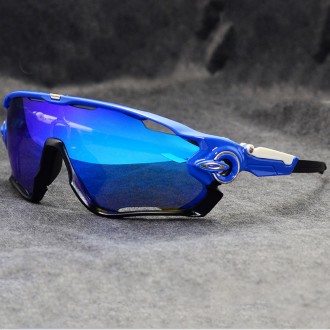 Oakley Jawbreaker Sunglasses Matte Blue/Prizm Blue