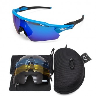 Oakley radar ev Sunglasses Polished Blue frame / Blue lens