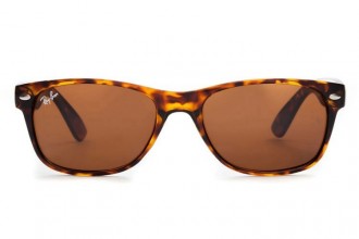 Ray Ban RB2132 Wayfarer Sunglasses Tortoise/Brown Ink
