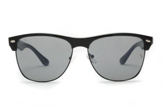 Ray Ban RB4175 Clubmaster Oversized Sunglasses Black/Light Gray Gradient