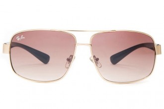 Ray Ban RB8813 Aviator Sunglasses Gold/Crystal Pink