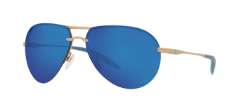 Costa Helo Mens Sunglasses Matte Champagne/Blue Mirror