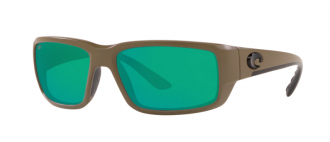 Costa Fantail Mens Sunglasses Matte Moss/Green Mirror