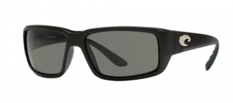 Costa Fantail Mens Sunglasses Matte Black/Gray