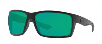 Costa Reefton Mens Sunglasses Blackout/Green Mirror