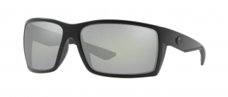 Costa Reefton Mens Sunglasses Blackout/Gray Silver Mirror
