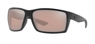 Costa Reefton Mens Sunglasses Blackout/Copper Silver Mirror