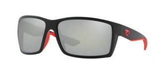 Costa Reefton Mens Sunglasses Race Black/Gray Silver Mirror