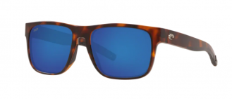 Costa Spearo Mens Sunglasses Matte Tortoise/Blue Mirror