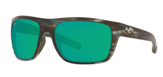 Costa Broadbill Mens Sunglasses Matte Reef/Green Mirror