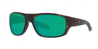 Costa Tico Mens Sunglasses Matte Wetlands/Green Mirror