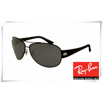 Ray Ban RB3467 Sunglasses Gunmetal Frame Grey Lens