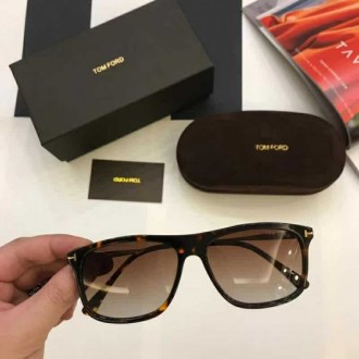 Mens Womens Tom Ford Sunglasses T0588 Black Brown