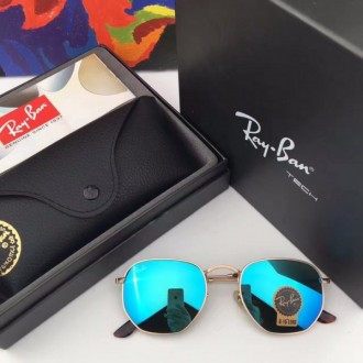 Ray Ban RB3548 Polarized Sunglasses Light Green