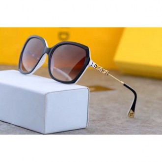 Fendi FD0060 Fashion Sunglasses Black White