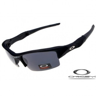 Oakley Flak Jacket Sunglasses Frosted Black / Gray Lens