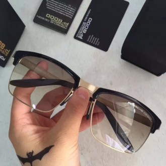 Men's Porsche Design Sunglasses Gold Black White