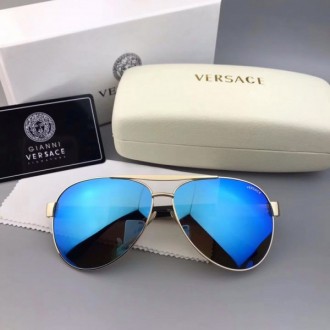 Versace VE0806 Polarized Sunglasses Blue Lenses
