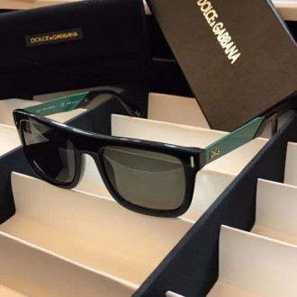 Men's Dolce amp; Gabbana Sunglasses Black Green