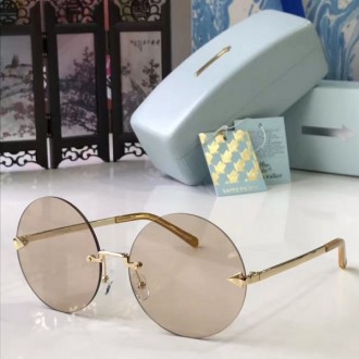 Karen Walker Round Jelly Sunglasses Tan Lenses
