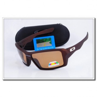 Cheap Oakley Eyepatch Polarized Sunglasses Chocolate Frame tawny Iridium Lens Sale