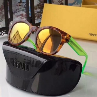 Fendi FF0026 Sunglasses Havana Green